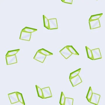 Seamless pattern portable compact mirror cartoon vector Stock Illustration