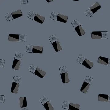 Seamless pattern portable electronic translator cartoon vector Stock Illustration