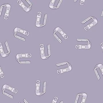 Seamless pattern portable multi device charging station cartoon vector Stockillustratie