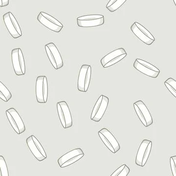 Seamless pattern portable sauce dipping bowl cartoon vector Stock Illustration