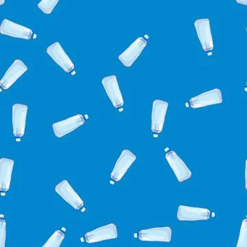 Seamless pattern portable water filter cartoon vector Stock Illustration