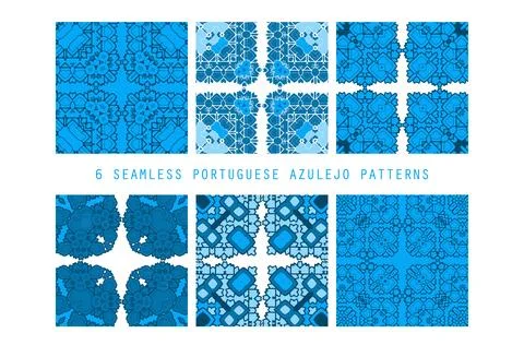 Seamless Pattern Portuga Stock Illustration
