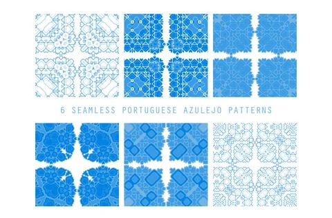 Seamless Pattern Portuga Stock Illustration