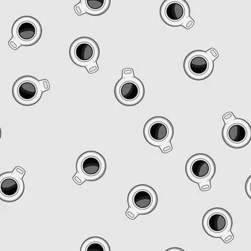 Seamless pattern positioning gps beacon cartoon vector Illustrazione stock
