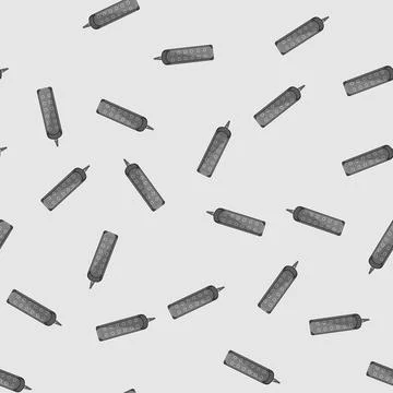 Seamless pattern positioning medical bed control cartoon vector Stock Illustration