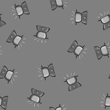 Seamless pattern pot fondue cheese cartoon vector Stock Illustration