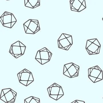 Seamless pattern pot terrarium glass cartoon vector イラスト素材