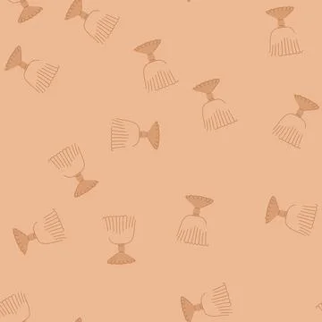 Seamless pattern pottery antique vase cartoon vector Stock Illustration