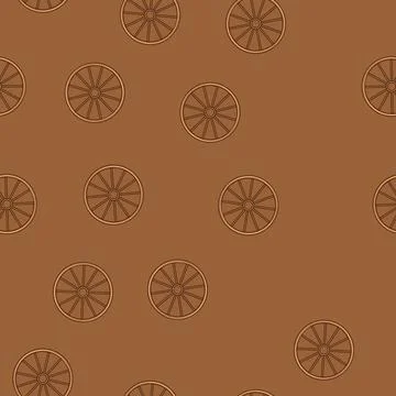 Seamless pattern pottery wheel ancient cartoon vector Stock Illustration
