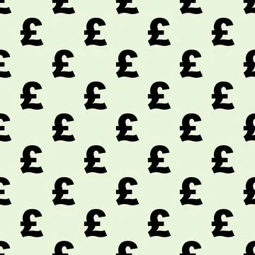 Seamless pattern with Pound symbol icon vector,seamless pattern background. イラスト素材