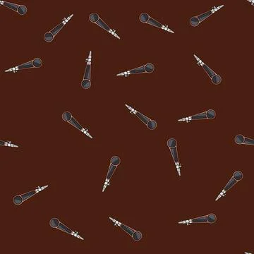 Seamless pattern pour beer tap handle cartoon vector Stock Illustration