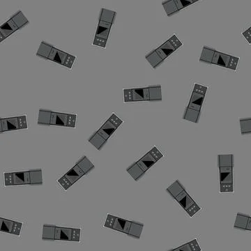 Seamless pattern power battery backup cartoon vector Stockillustratie