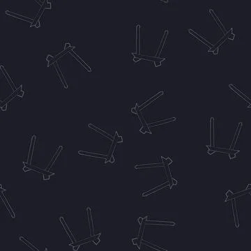 Seamless pattern power electric pylon cartoon vector Illustrazione stock