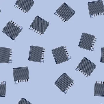 Seamless pattern power electrical transformer cartoon vector 스톡 일러스트