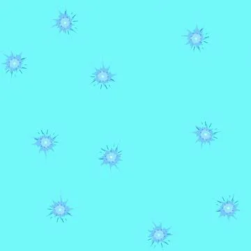 Seamless pattern power impact vfx cartoon vector Stock Illustration