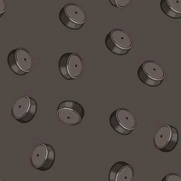 Seamless pattern power junction box cartoon vector Illustrazione stock