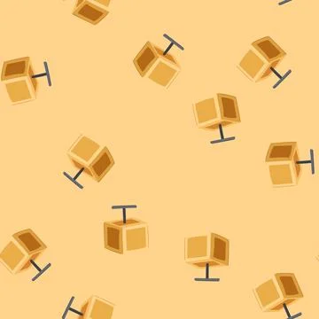 Seamless pattern power tnt bomb cartoon vector 库存插图