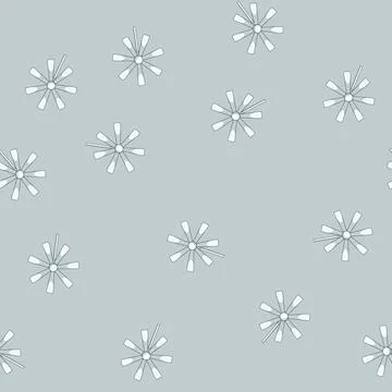 Seamless pattern power wind turbine home use cartoon vector Illustrazione stock