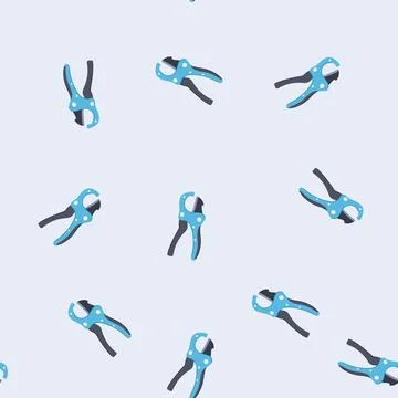 Seamless pattern precision pipe cutter cartoon vector Stock Illustration