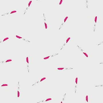 Seamless pattern pregnancy pregnant test cartoon vector イラスト素材