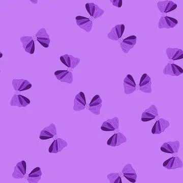 Seamless pattern present bright bow cartoon vector Stock Illustration