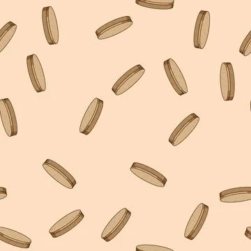 Seamless pattern presentation wood platform cartoon vector 스톡 일러스트