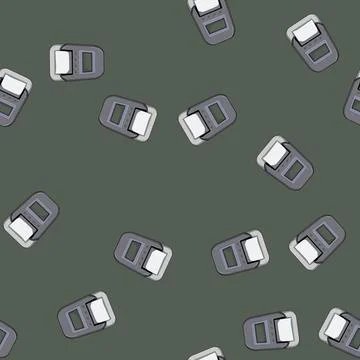 Seamless pattern press label printer cartoon vector Stock Illustration