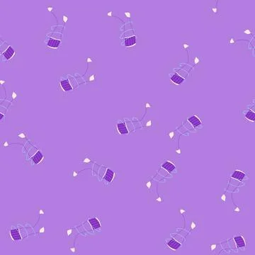 Seamless pattern pressure compression socks cartoon vector イラスト素材