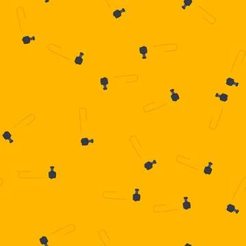 Seamless pattern pressure diving cylinder cartoon vector Stockillustratie
