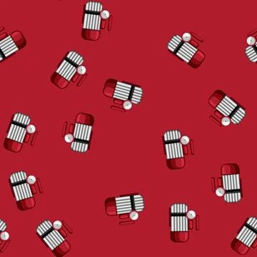 Seamless pattern pressure vacuum pump cartoon vector 스톡 일러스트