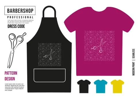 Seamless pattern. Print for clothes. Patterns for packaging. Professional sci Stock Illustration