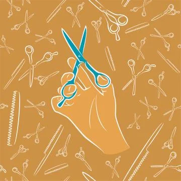 Seamless pattern. Print for clothes. Patterns for packaging. Professional sci Stock Illustration