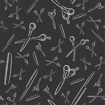 Seamless pattern. Print for clothes. Patterns for packaging. Professional sci Stock Illustration