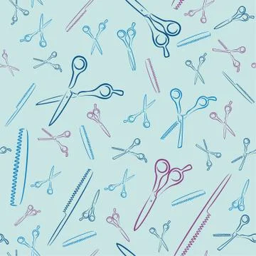 Seamless pattern. Print for clothes. Patterns for packaging. Professional sci 스톡 일러스트