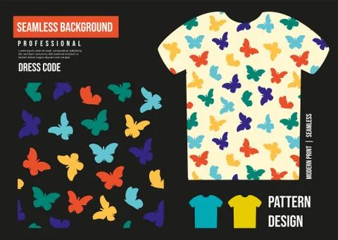 Seamless pattern. Print for clothes. Patterns for packaging. Pattern of butte Ilustração Stock