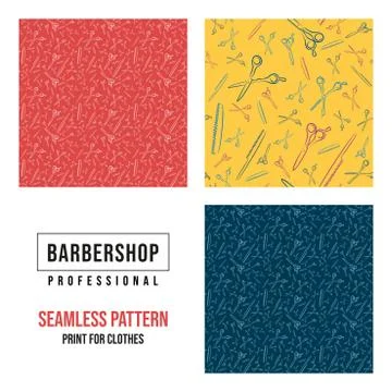 Seamless pattern. Print for clothes. Patterns for packaging. Professional sci Stock Illustration