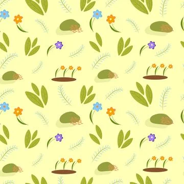 Seamless pattern for printing on any materials Stock Illustration