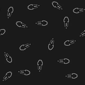 Seamless pattern prize claw machine cartoon vector イラスト素材