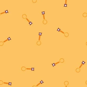 Seamless pattern prize gold trophy cartoon vector Stock Illustration
