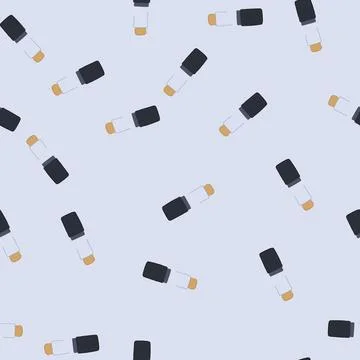 Seamless pattern product foundation cream cartoon vector Illustrazione stock