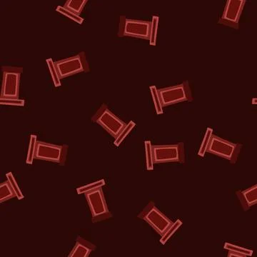 Seamless pattern product podium cartoon vector イラスト素材