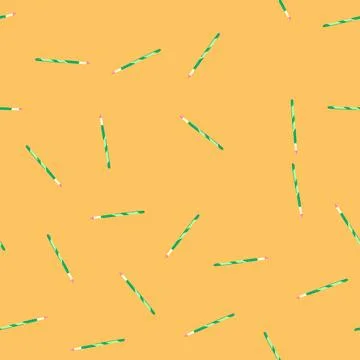 Seamless pattern professional cosmetic brush cartoon vector Stock Illustration