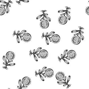 Seamless pattern profit financial growth sketch hand drawn Illustrazione stock