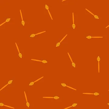 Seamless pattern propolis honey dipper stick cartoon vector Illustrazione stock