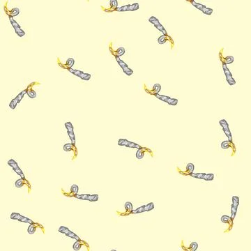 Seamless pattern propulsion rocket fire trail cartoon vector Stock Illustration