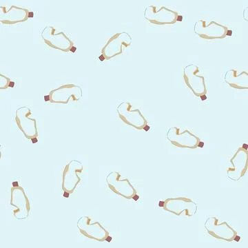 Seamless pattern protect safety goggles cartoon vector Stock Illustration