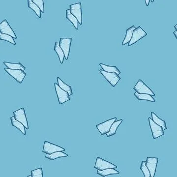Seamless pattern protection disposable shoe covers cartoon vector Stock Illustration