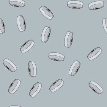 Seamless pattern protection ip camera cartoon vector Stock Illustration
