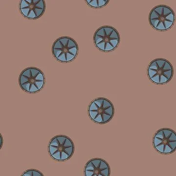 Seamless pattern protection medieval shield cartoon vector イラスト素材