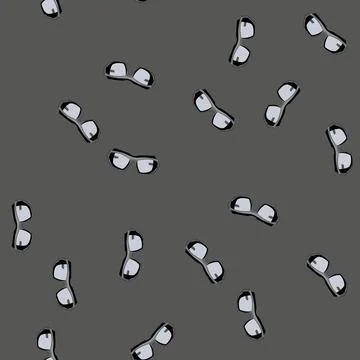 Seamless pattern protection safety glasses cartoon vector Stock Illustration